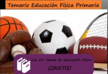 Temario de EDUCACIÓN FÍSICA para PRIMARIA ¡25 temas completos! Temario de Educación Física para Primaria