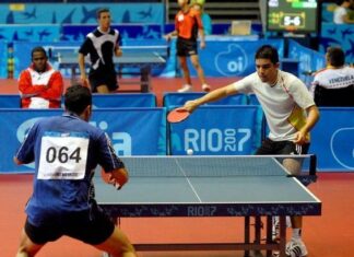 El pin pon o tenis de mesa